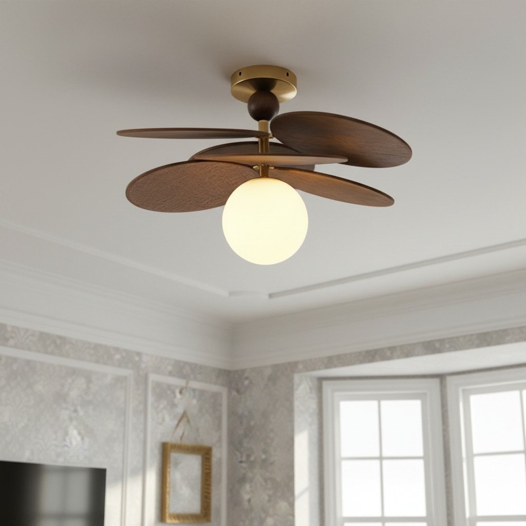 Orrise Plafondlamp met overlappend bladdesign – Moderne decoratieve lamp voor interieurs HL2315