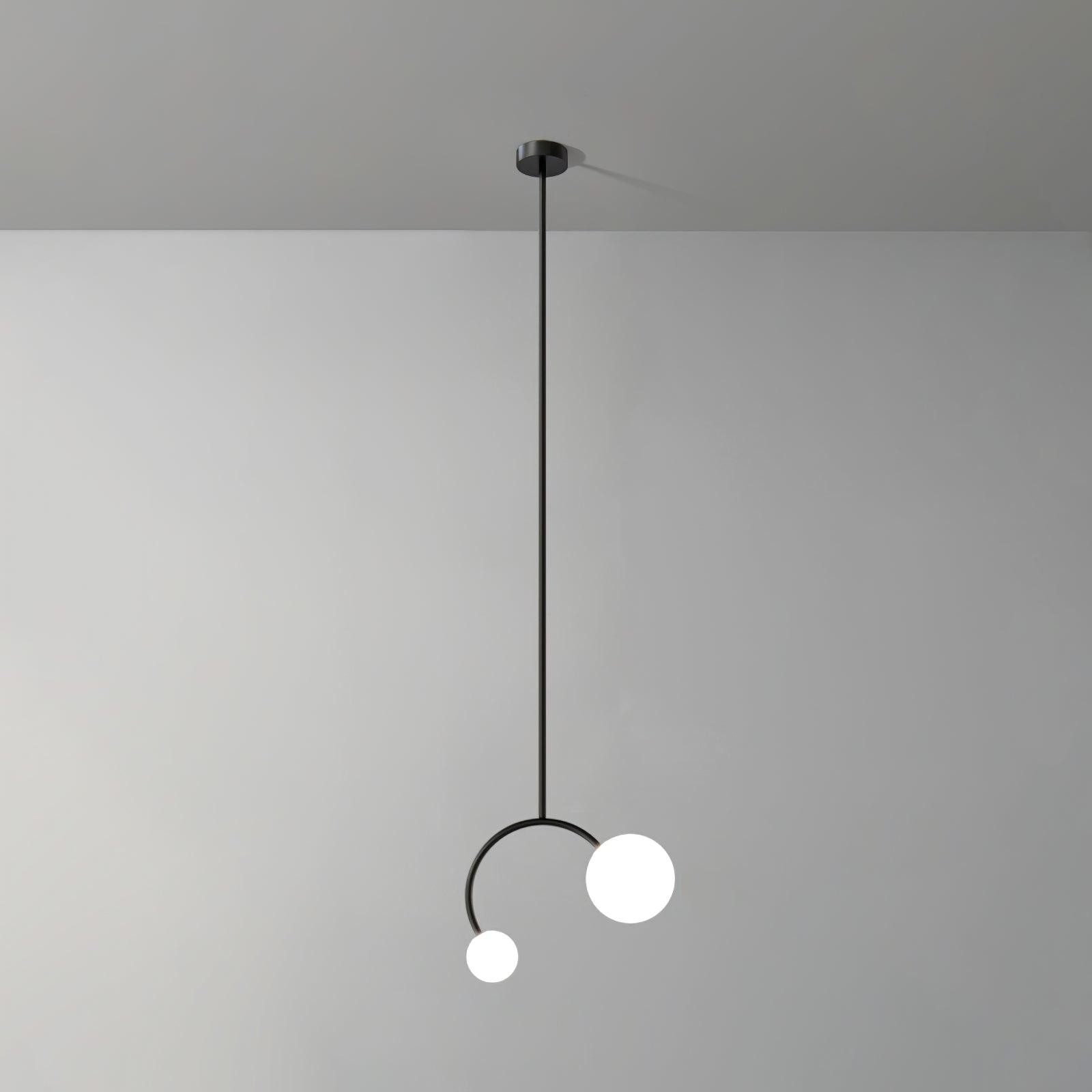 Creatieve dubbele glazen hanglamp HL365