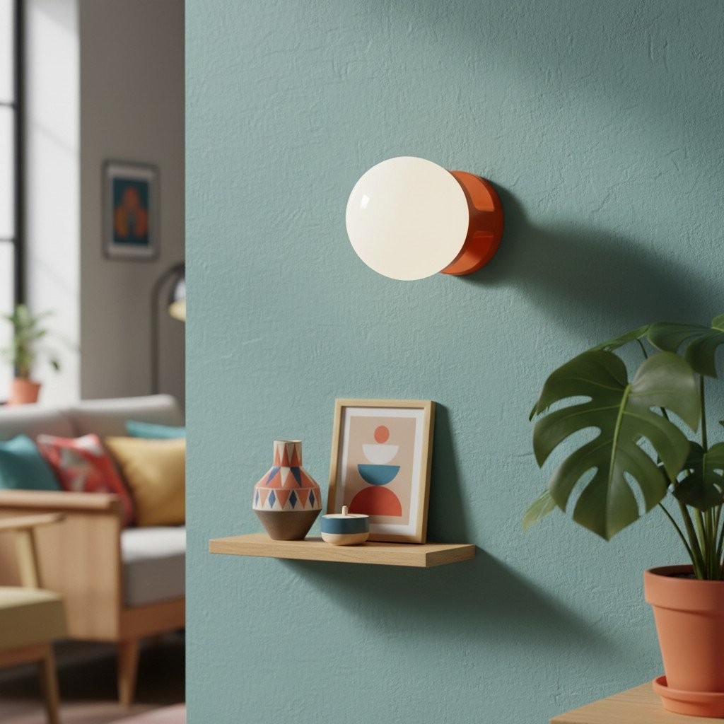 Nebulon artistieke keramische wandlamp met zachte gloed - perfect voor woonkamers en hallen HL2407
