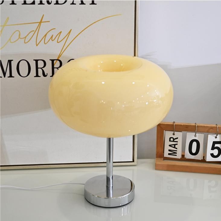 Moderne Bauhaus Macaron Glazen Tafellamp HL115