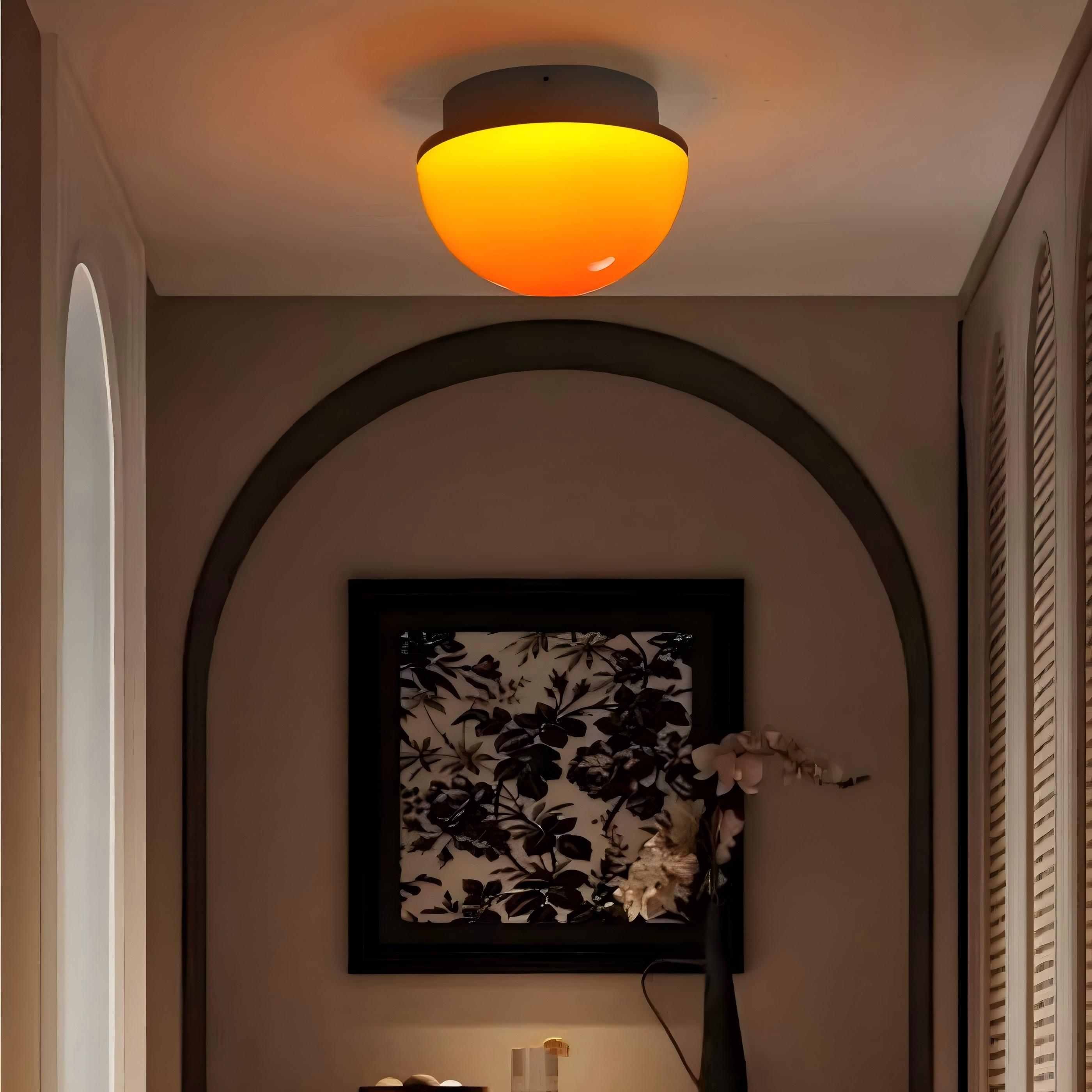 Moderne plafondlamp met warme acrylaatlook HL1838