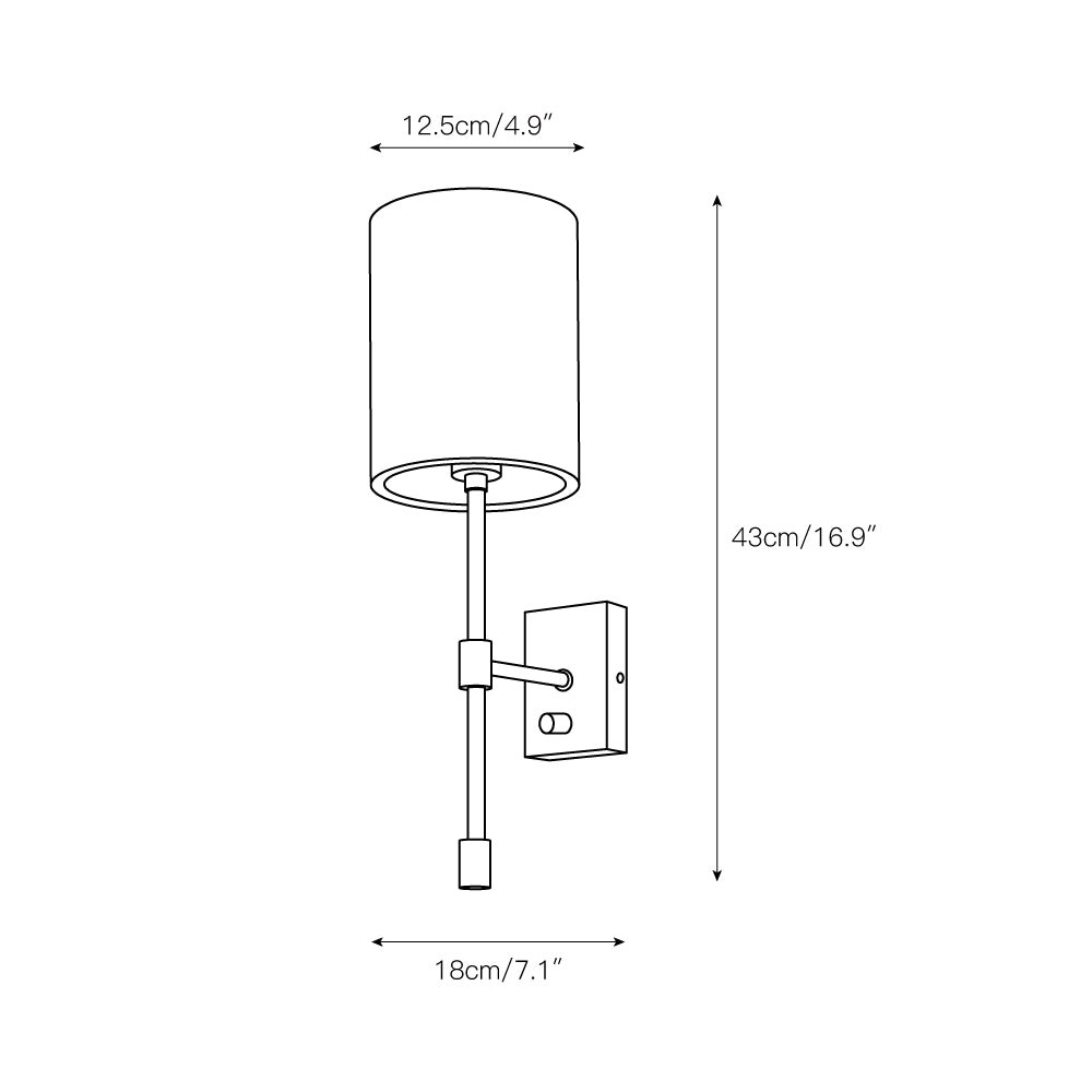 Atticus wandlamp HL3097