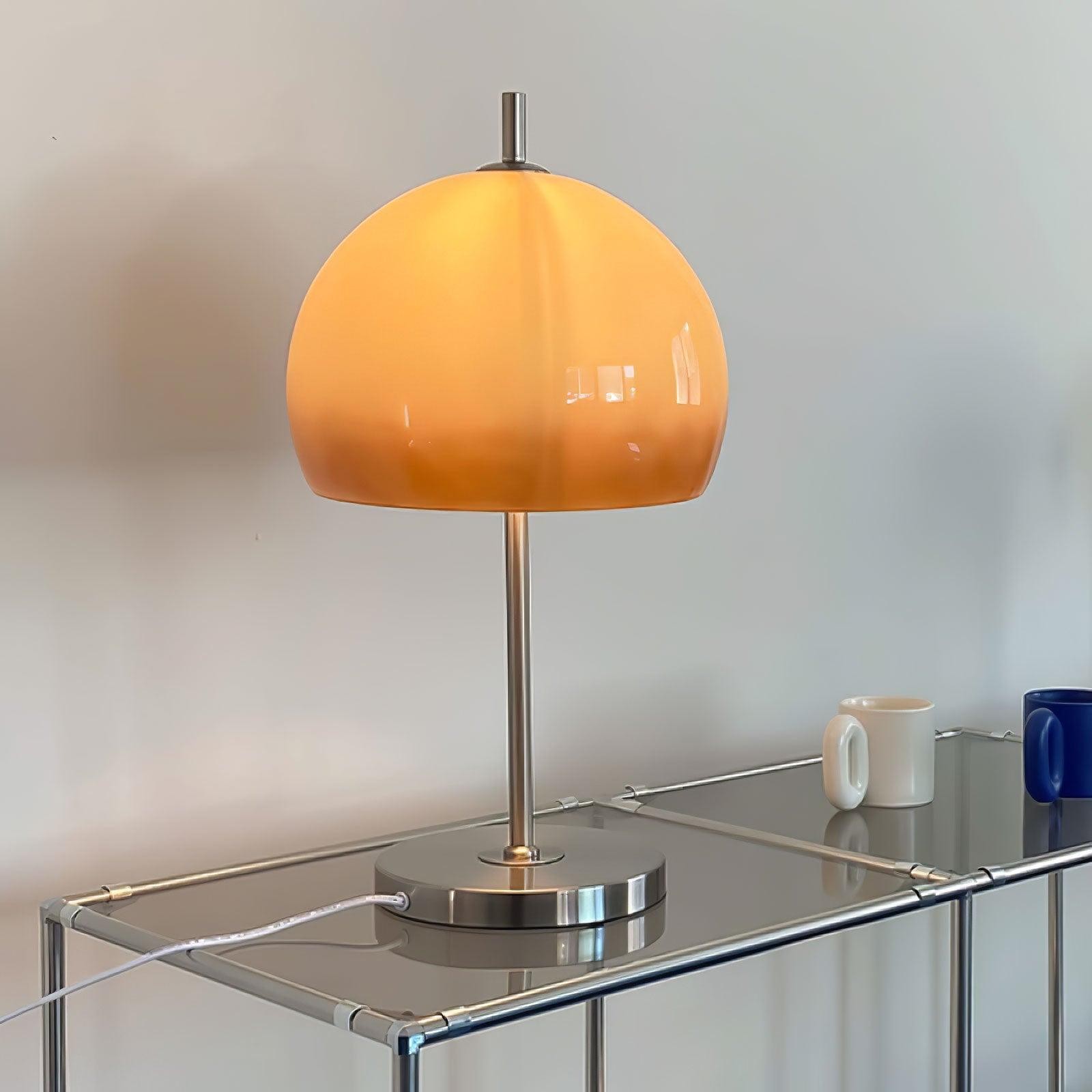 Moderne creatieve vintage paddestoel Bauhaus glazen tafellamp HL848