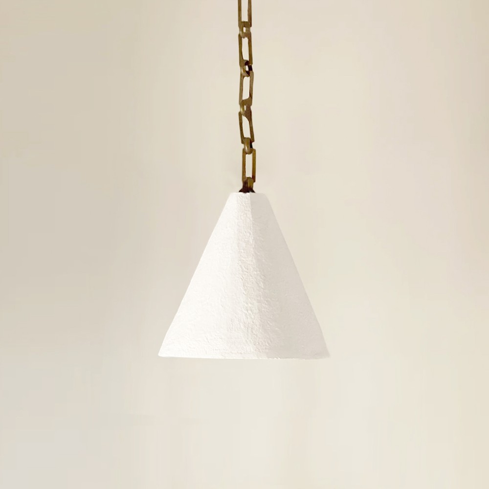 Hanglamp HL3194 van wit gips