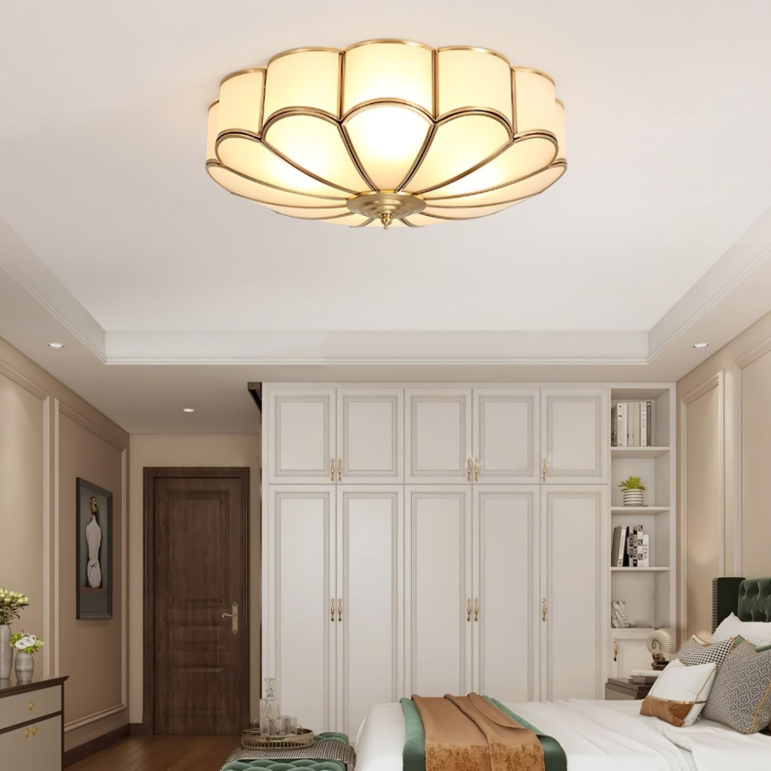 Moderne Bloemvormige Plafondlamp met Opbouw HL298