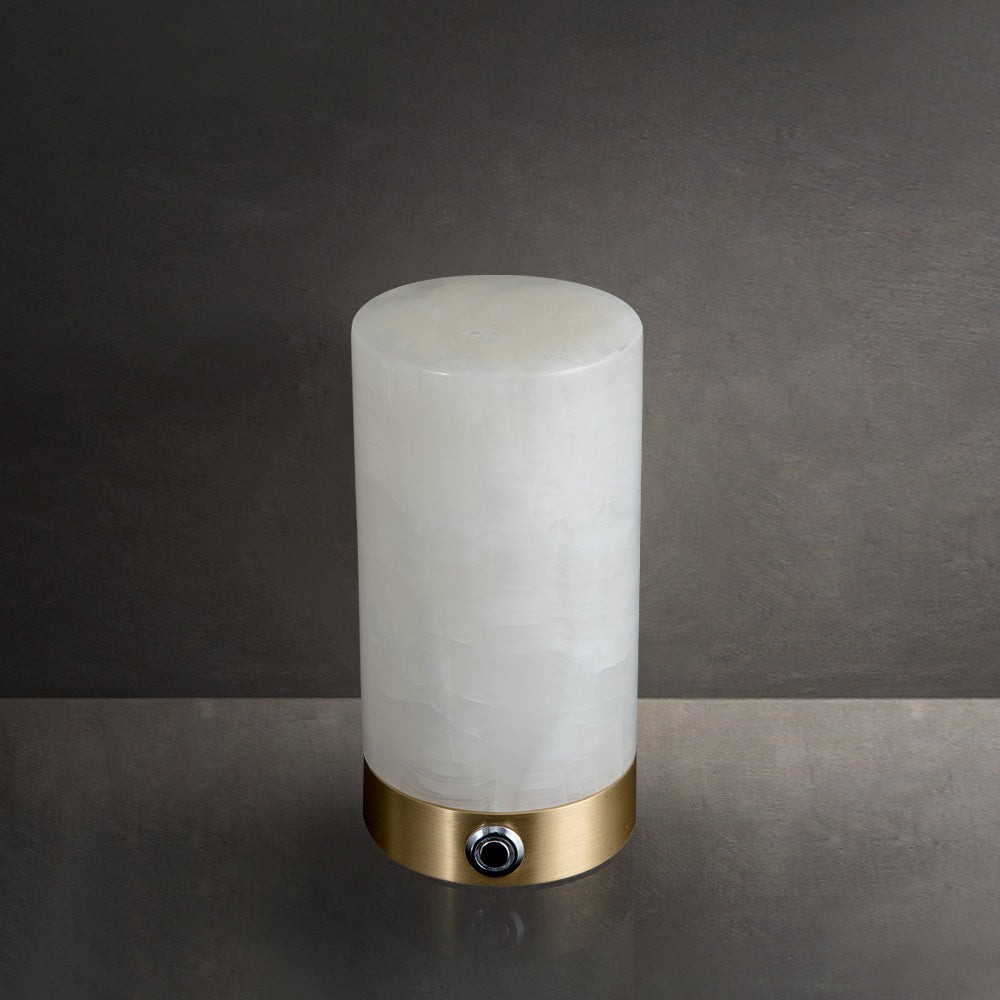 Totem alabaster tafellamp (ingebouwde batterij) HL3052