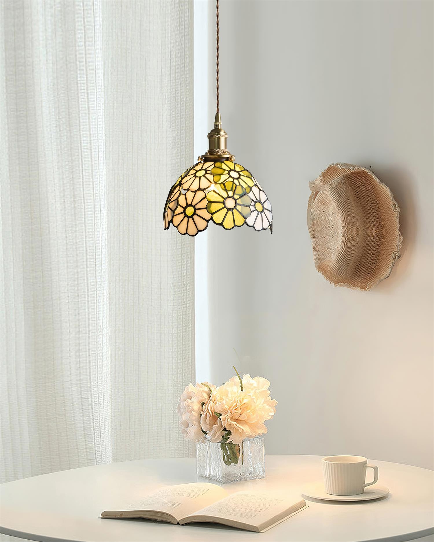 Suka Floral Plug In Pendant Lamp HL2685