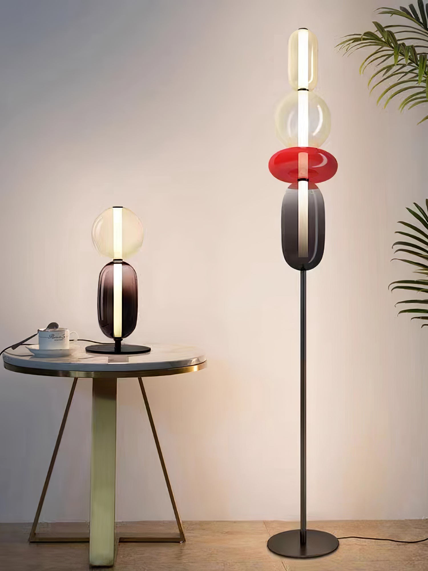 Nordic Minimalistische Creatieve Luxe Kalebas Glazen Tafellamp HL408