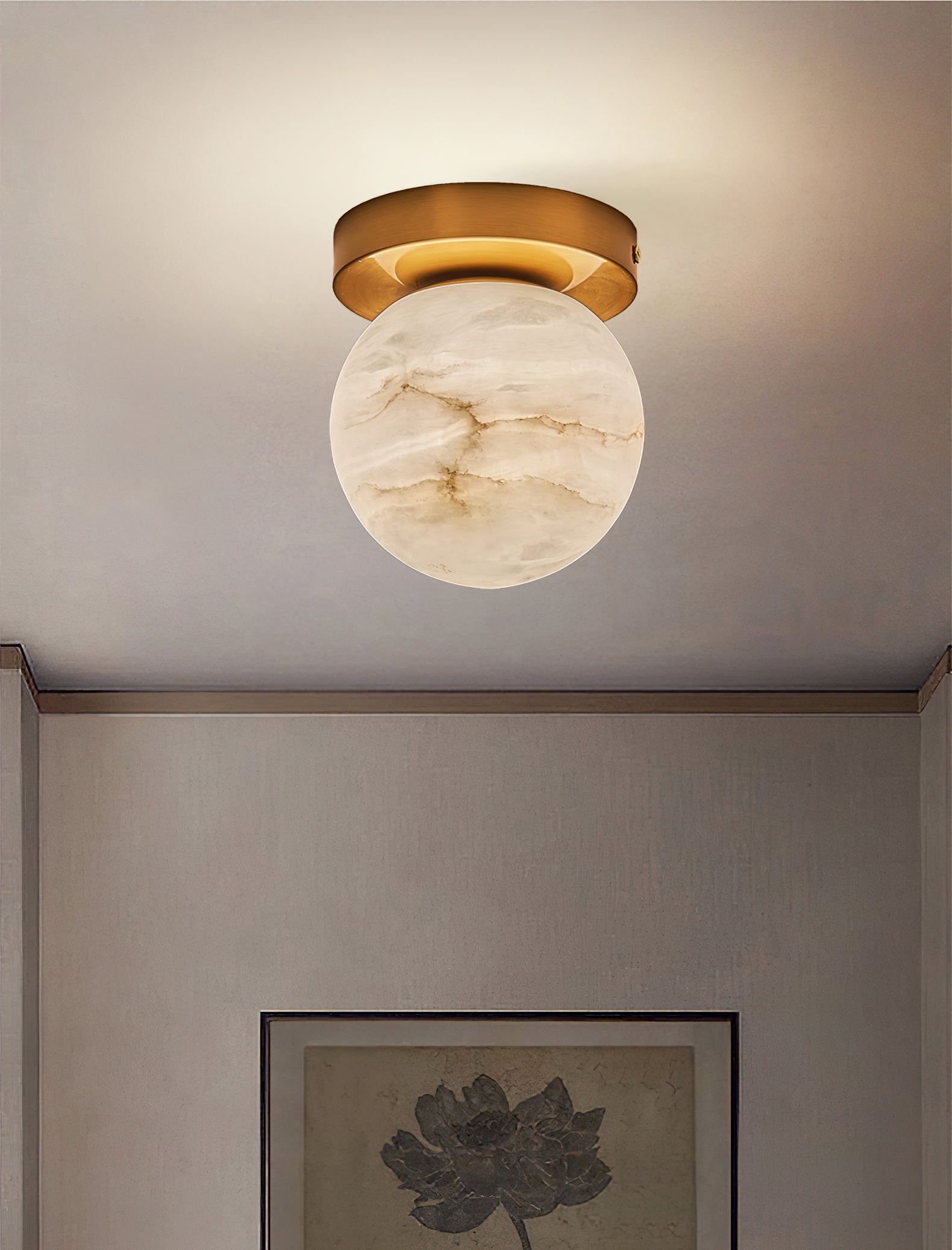 Melange alabaster plafondlamp HL3049