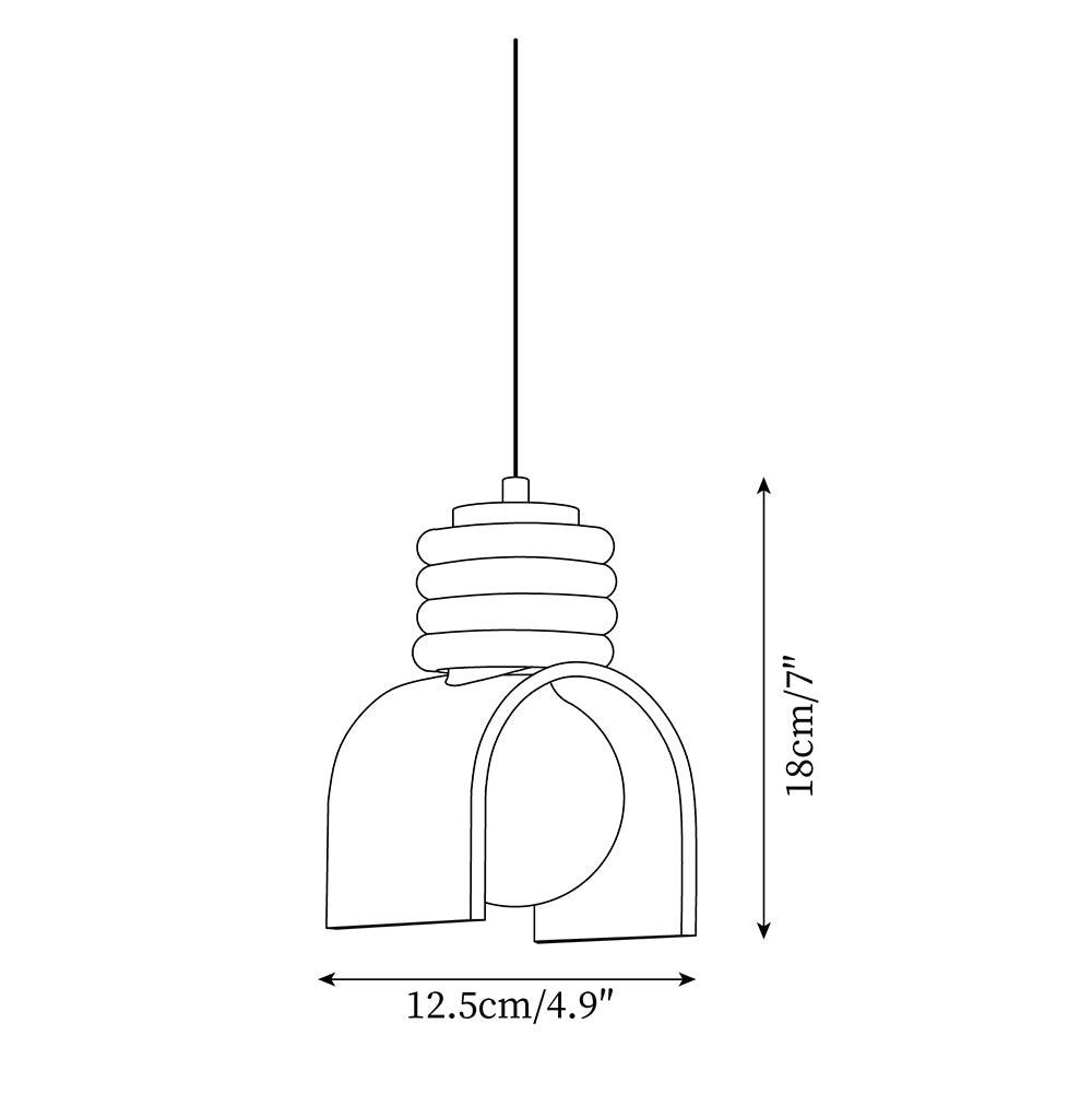 Moderne creatieve hars hanglamp HL898