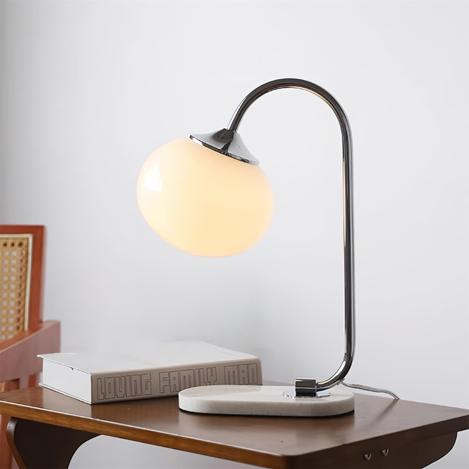 Nordic Mushroom Glazen Nachtkastje Lamp HL778