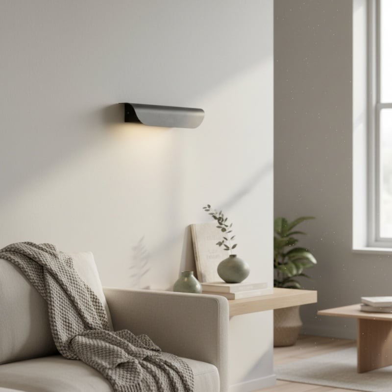 Hidra Moderne Metalen Wandlamp - Minimalistische Downlight Wandlamp voor Moderne Woningen HL1923