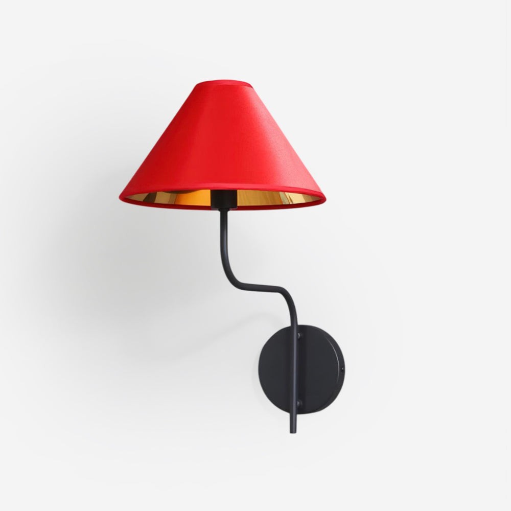 Scharlakenrode wandlamp HL2772