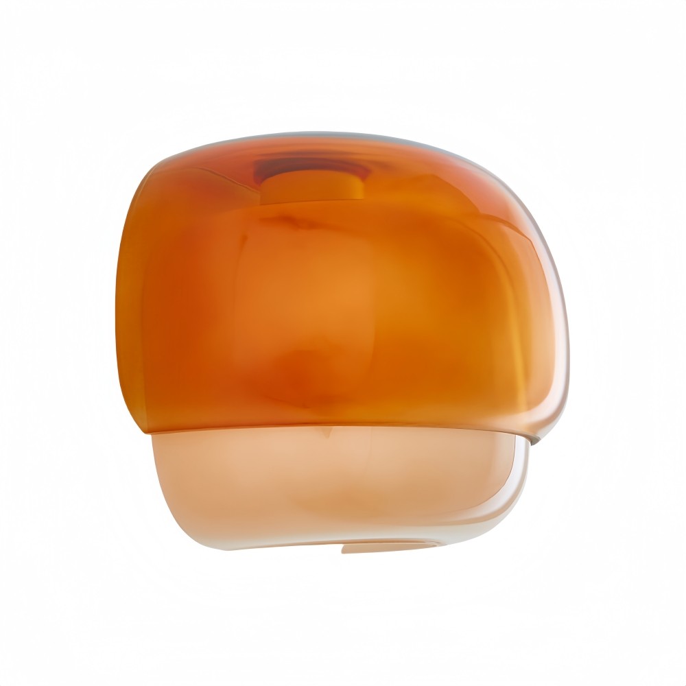 Clinco Kleurrijke glazen wandlamp - moderne dubbele bolvormige bedlamp HL1096