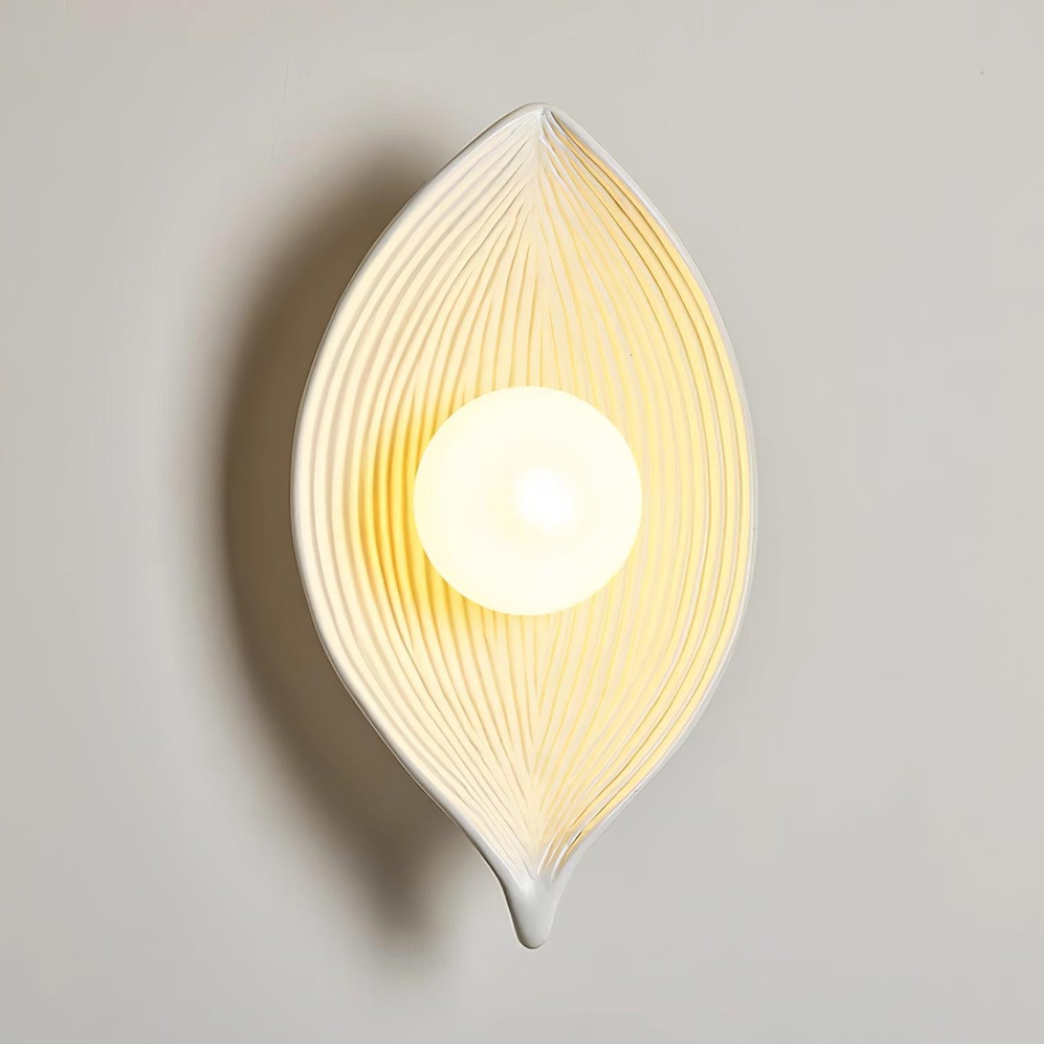 Hedendaagse Nordic Leaf Resin Wandlamp HL574