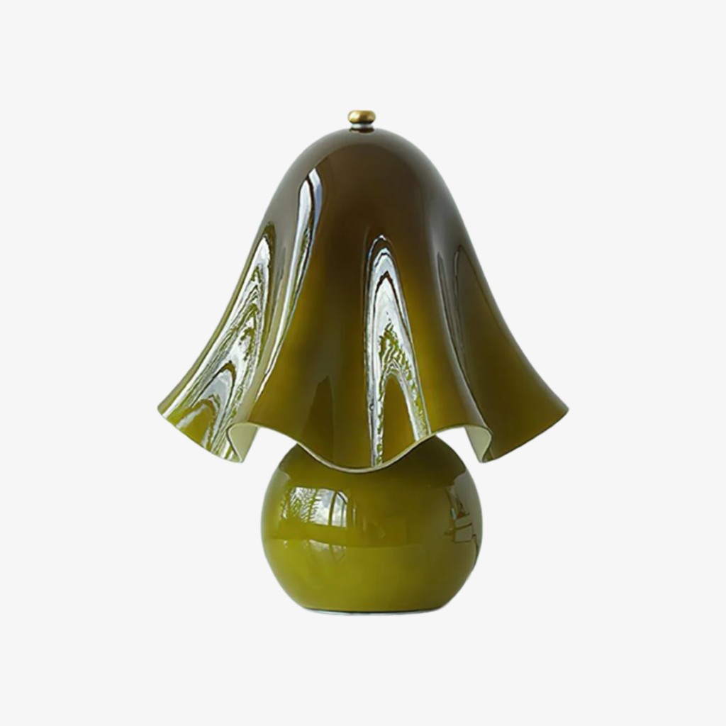 Bellina Decoratieve Tafellamp - Sculpturale Klokvormige Bloemvorm HL1644