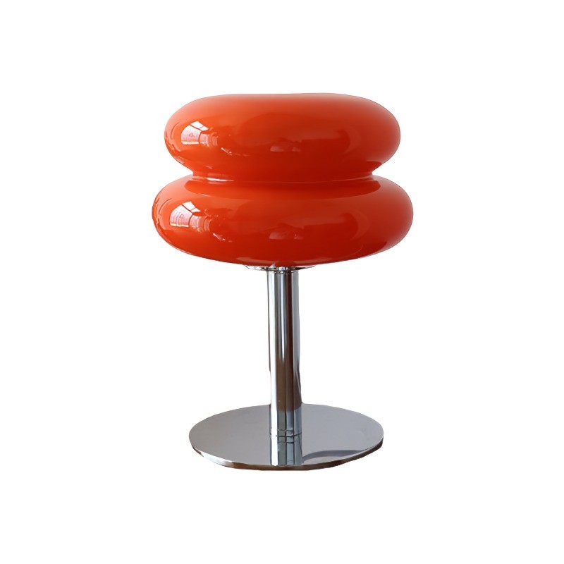 Bauhaus Dubbele Glazen Tafellamp - Sculpturale Gelaagde Nachtlamp voor Slaapkamer en Bureau HL22