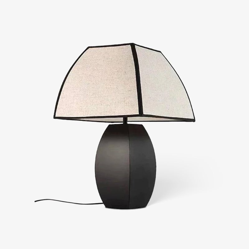 Retro Metalen Paddestoel Stoffen Tafellamp HL554