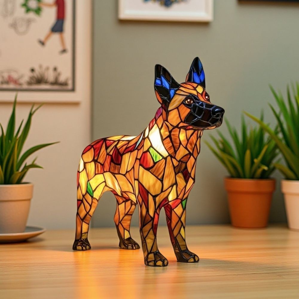 Magisch dierenbeeld Hars Tafellamp HL590