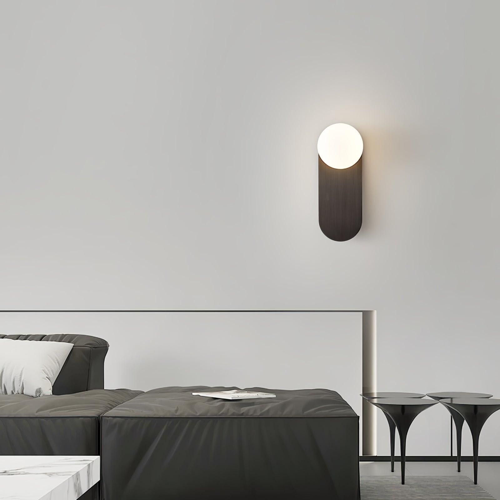 Moderne glazen wandlamp HL435