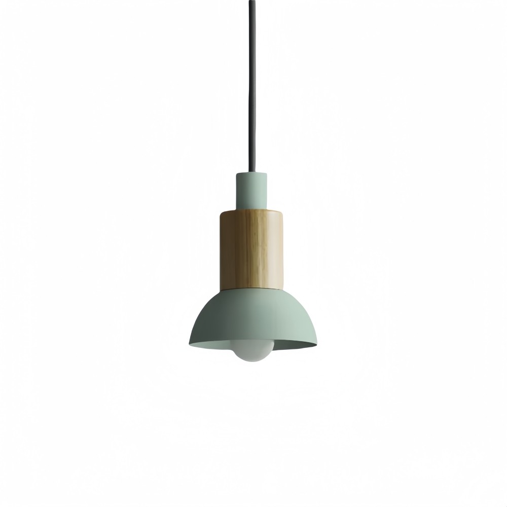 Macaron Iron Hanglamp - Geometrische Houten Lamp voor de Entree HL1065