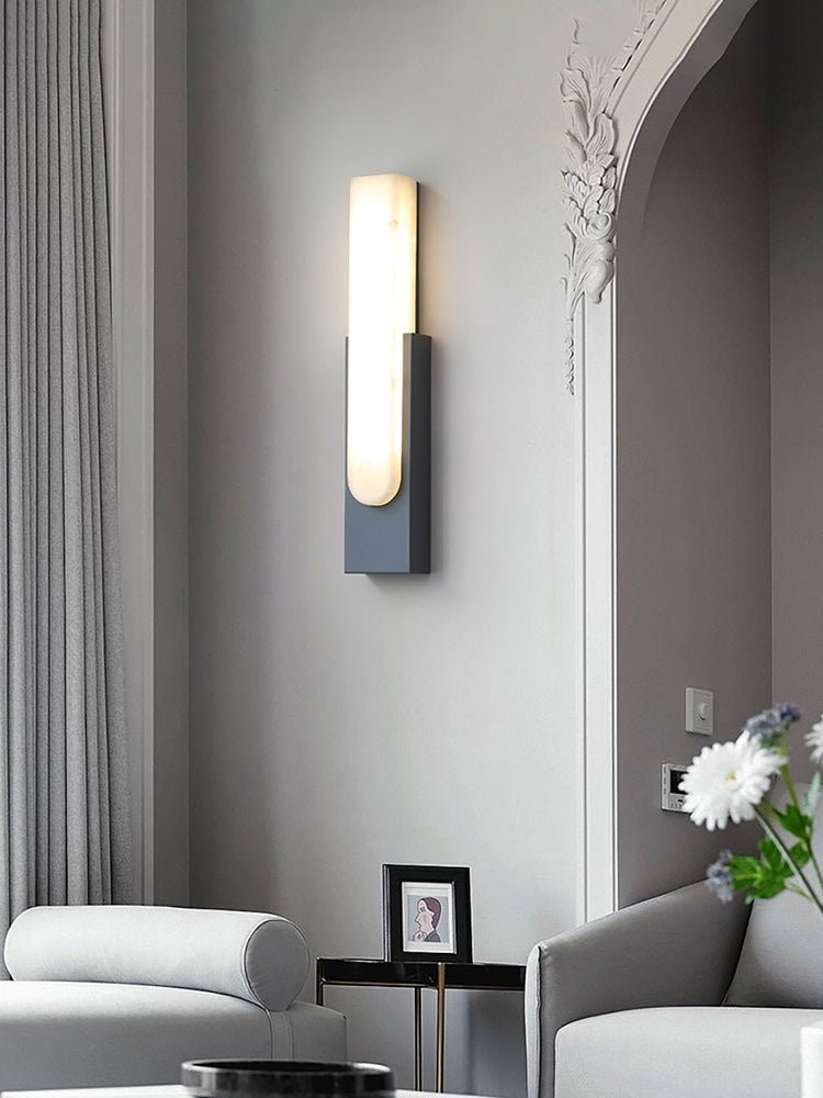 Agatha alabaster wandlamp HL2948