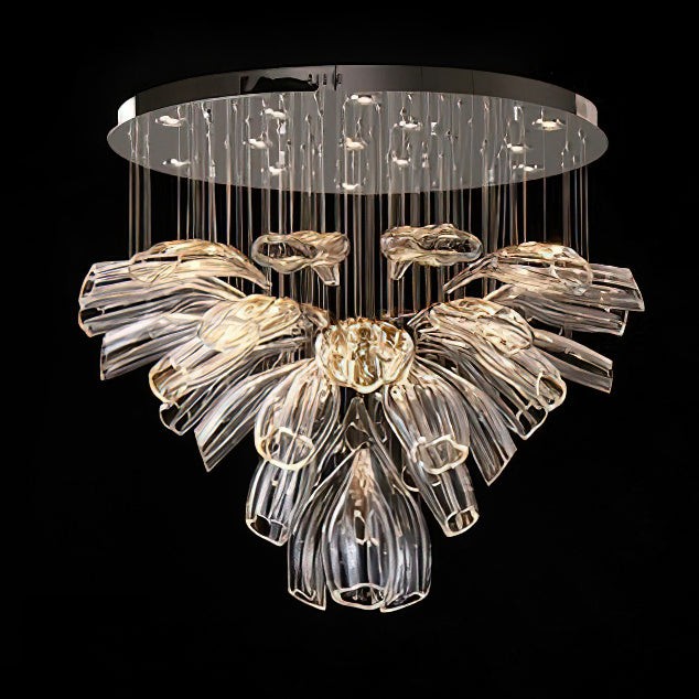 Glazen Lotus Kroonluchter HL1143