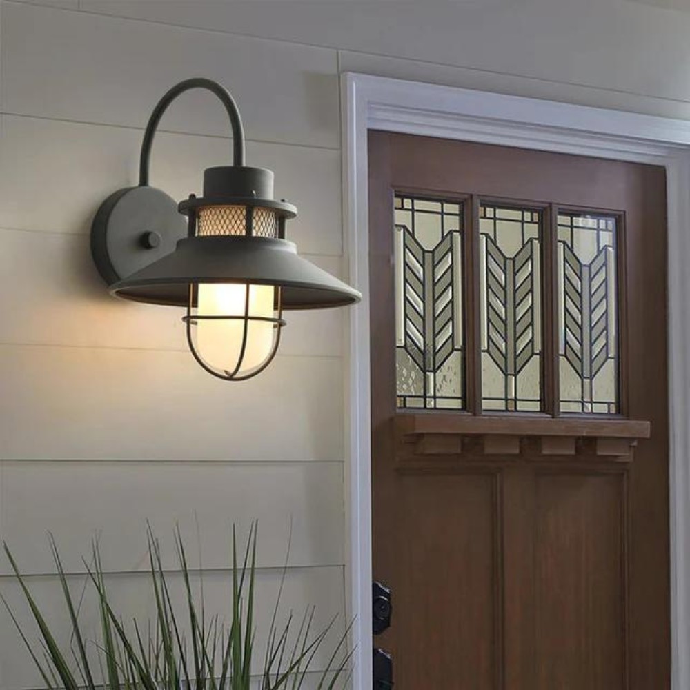 Lichtgevende metalen buitenwandlamp HL3360