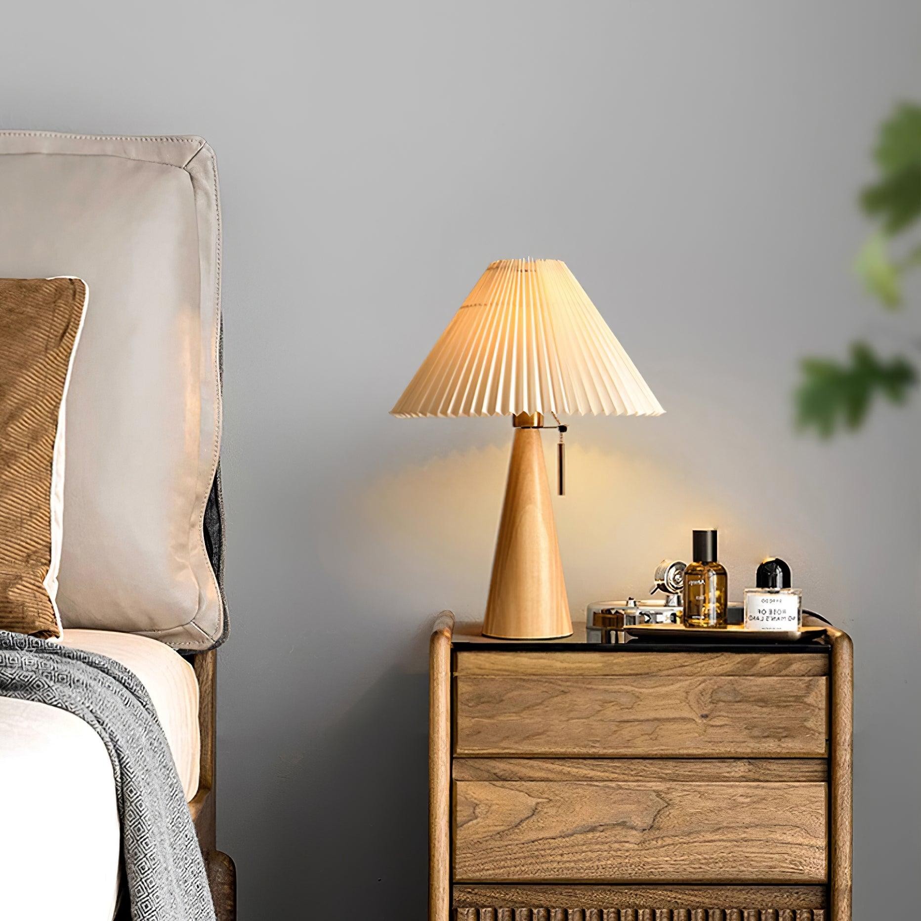 Mode Vintage Houten Tafellamp HL548