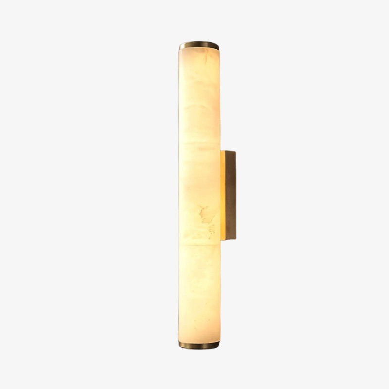 Solaryx Moderne Alabaster Wandlamp - Verlichting voor Slaapkamer en Woonkamer HL2484