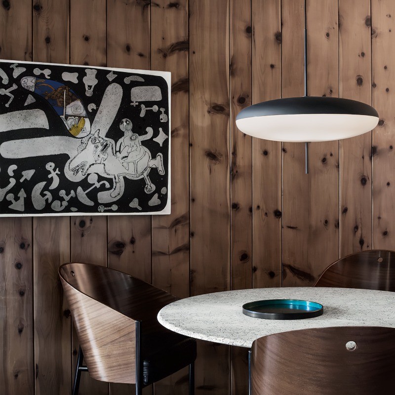 Moderne Ovale Schijf Vliegende Schotel Hanglamp