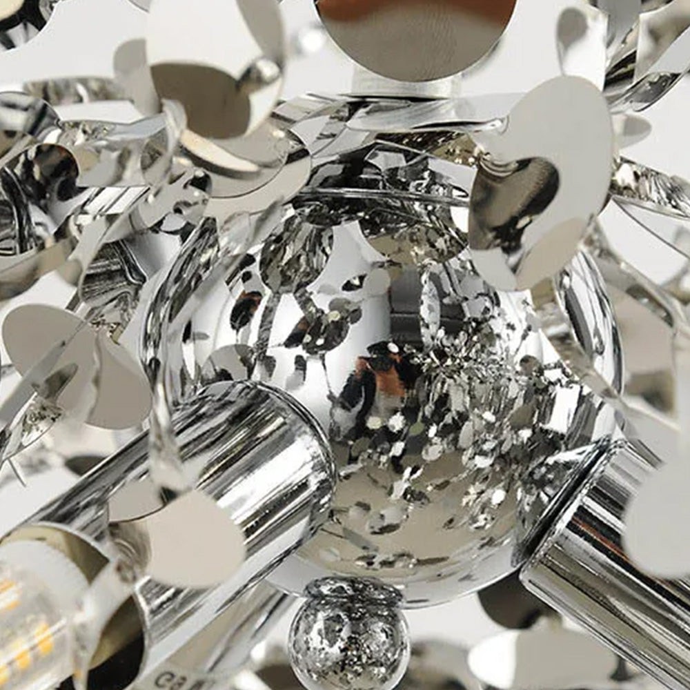 Moderne creatieve decoratieve bladroestvrijstalen hanglamp HL466