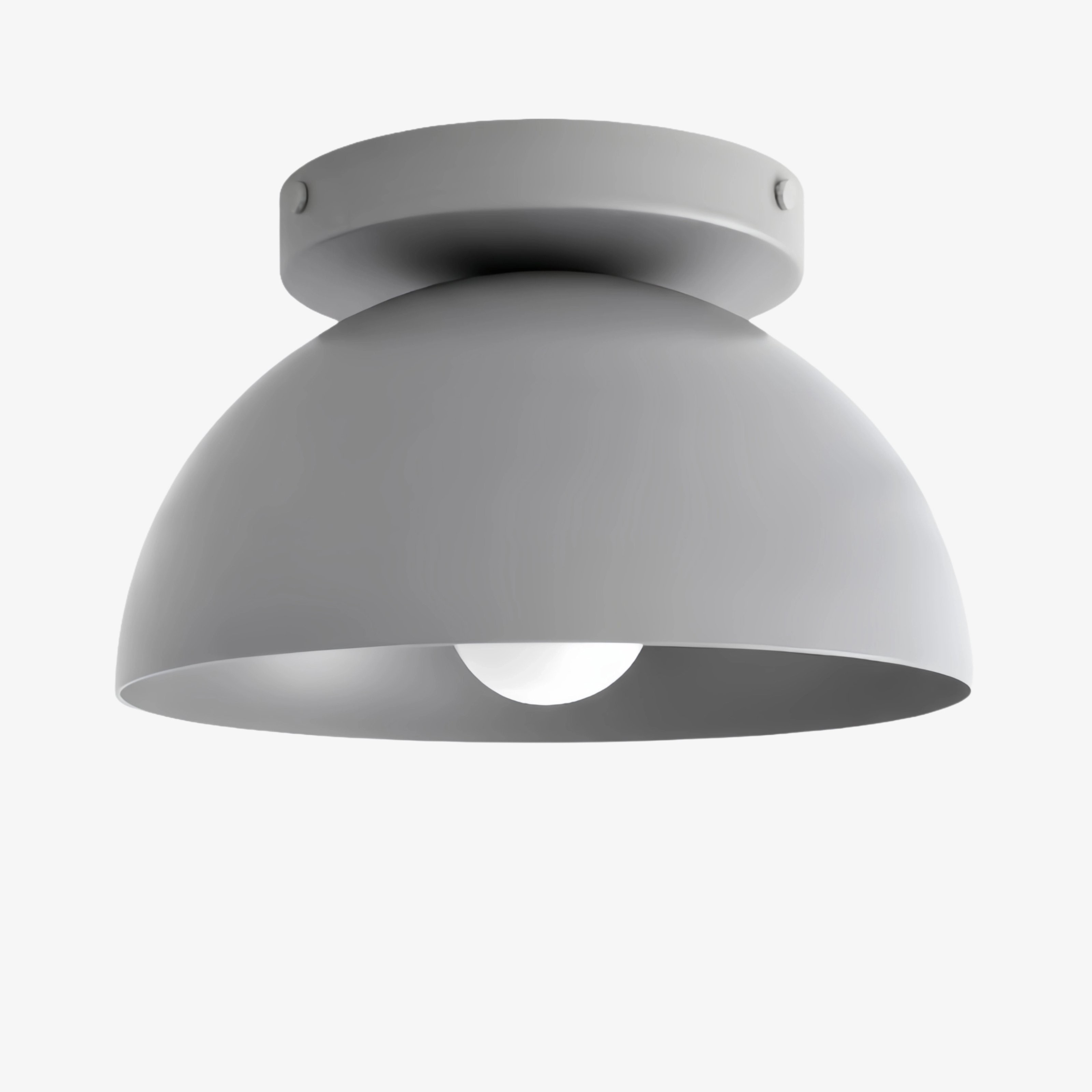 Metio Dome Shade Plafondlamp - Moderne Gekleurde Metalen Lamp voor Woonkamer en Slaapkamer HL1733