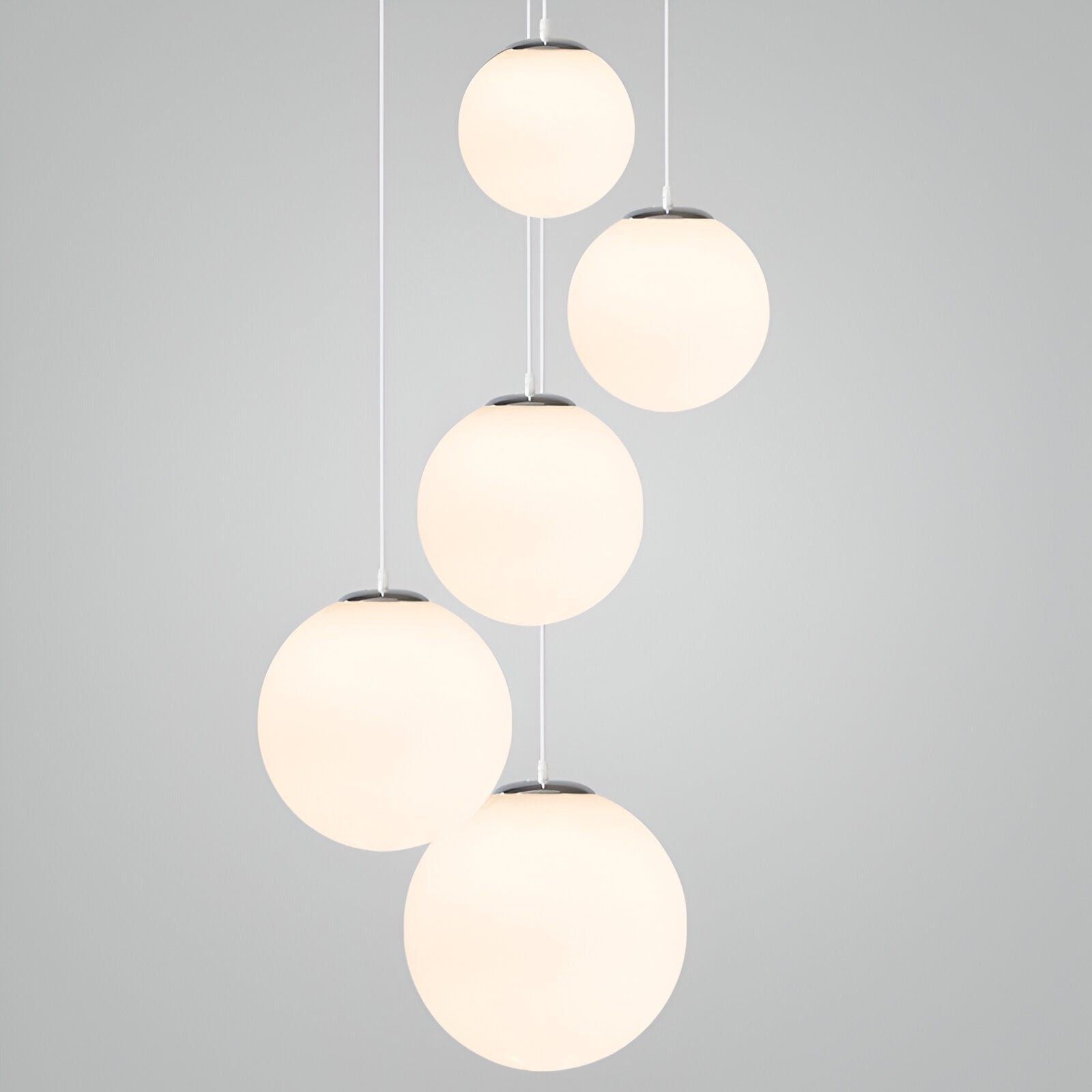 Nordic Globe Melkachtig Glazen Hanglamp HL1314