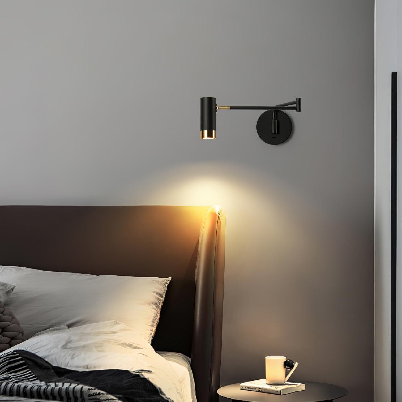 Moderne industriële telescopische, draaibare, verstelbare zwenkarm wandlamp HL780