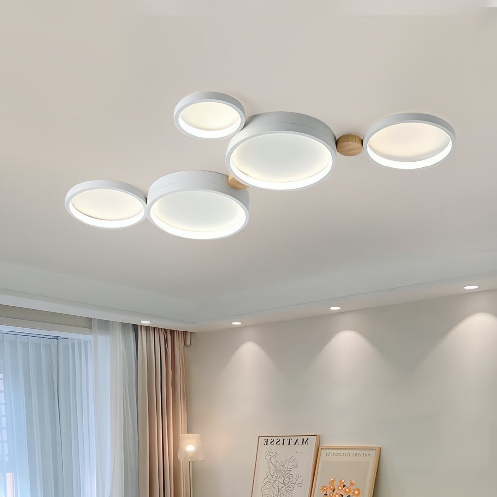 Nordic Circle LED Plafondlamp - Multi Branch Lamp voor Keuken HL1355