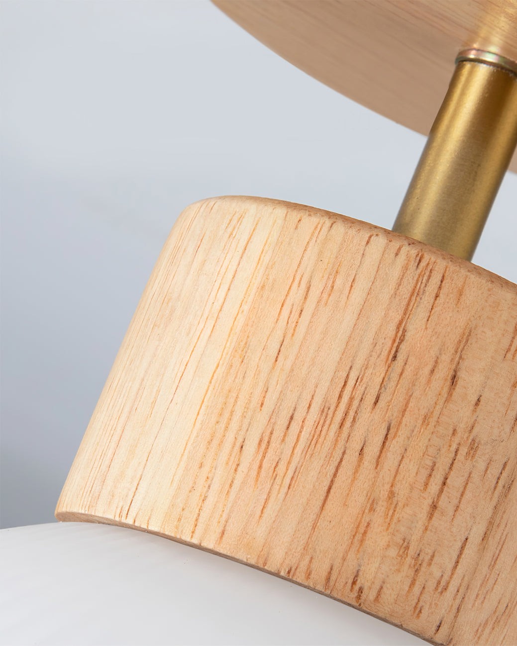 LED-plafondlamp in Scandinavische houtstijl HL387