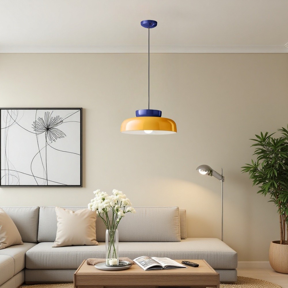 Macri Bauhaus hanglamp - middeleeuwse schijflamp voor keuken HL1327