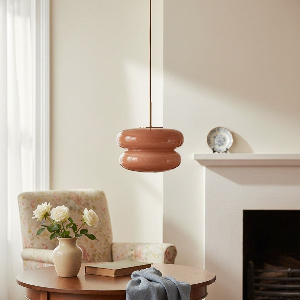 Orra Opaalglazen Hanglamp - Elegante Hanglamp met Dubbele Laag voor de Woonkamer HL1781