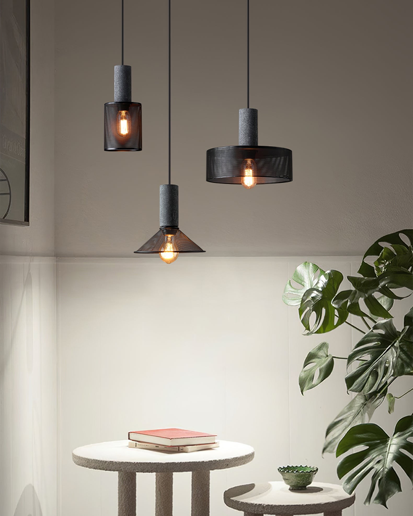 Cement Mesh Hanglamp HL503