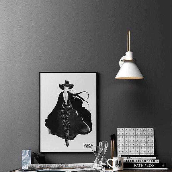 Scandinavische Macaron metalen wandlamp met trompet HL55