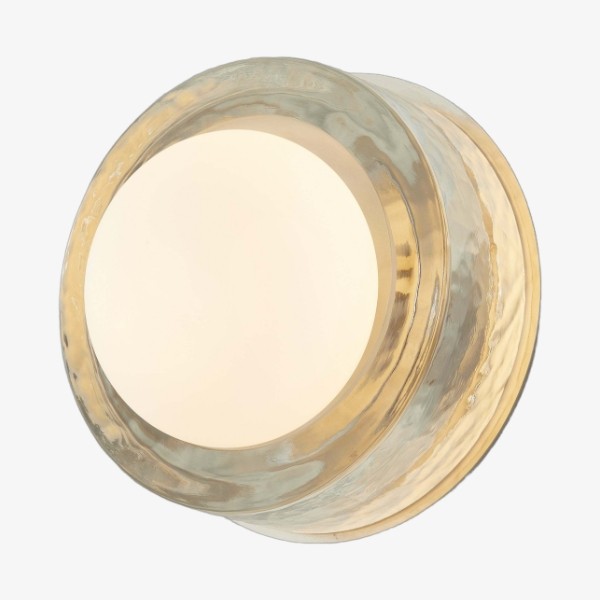 Vellaro wandlamp van glas en metaal - tijdloze stijl voor keuken- en kantoorverlichting HL1880