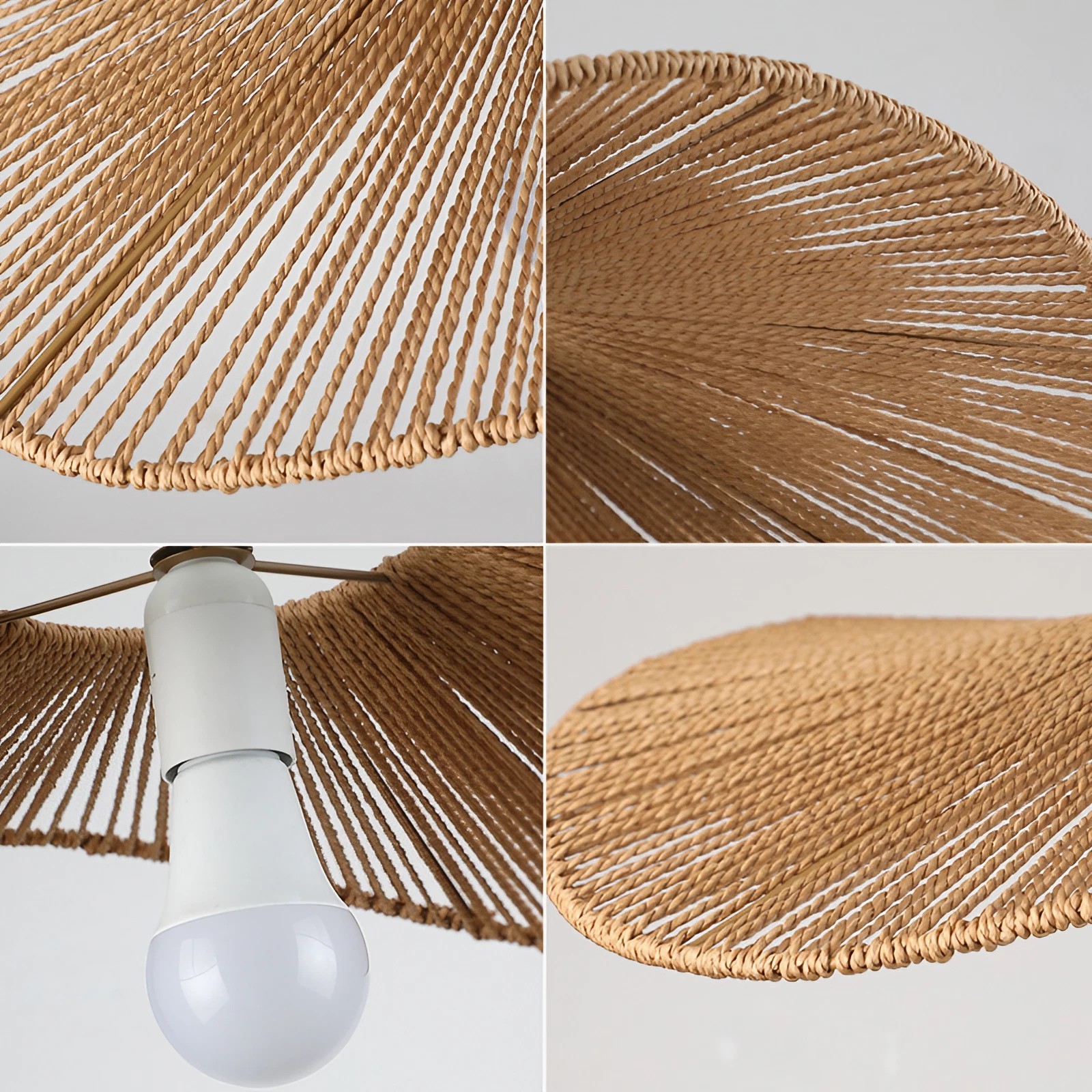 Rustieke Wabi Sabi Strohoed Hanglamp HL206