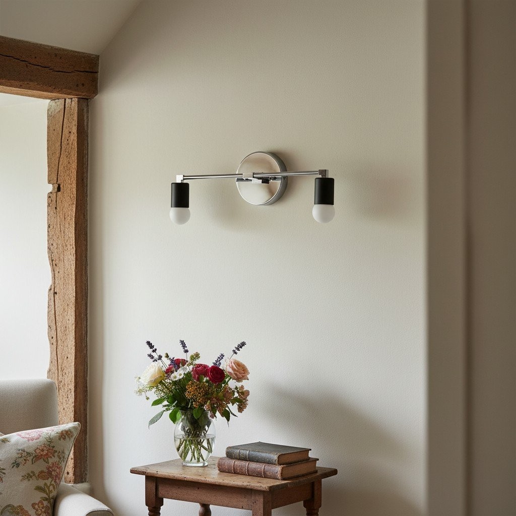 Mobilux Line industriële badkamermeubellamp - Minimalistische wandlamp - Elegante armatuur HL1684