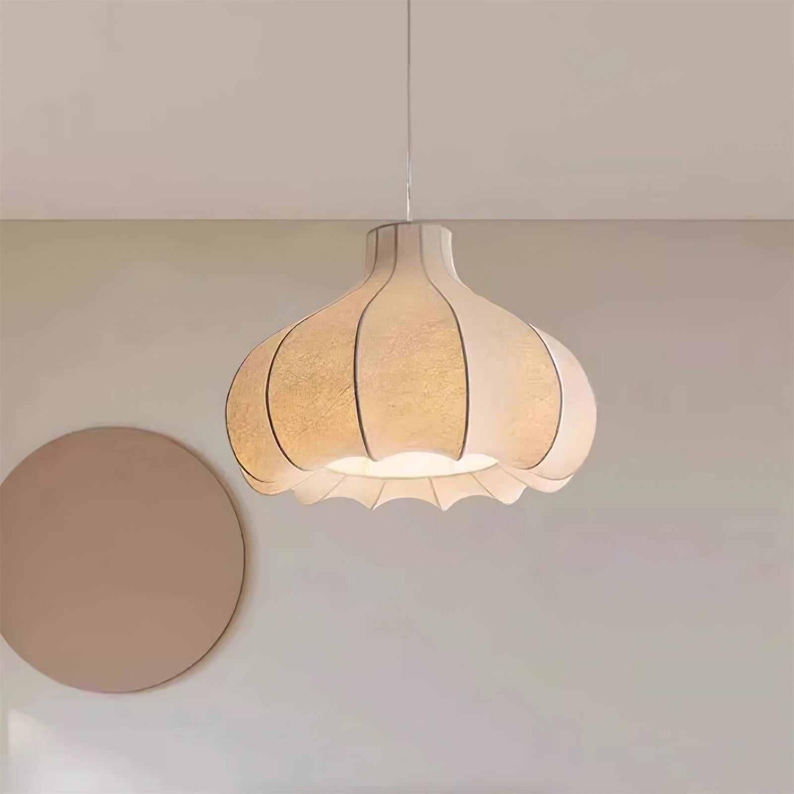 Uienbel Zijden Hanglamp HL681