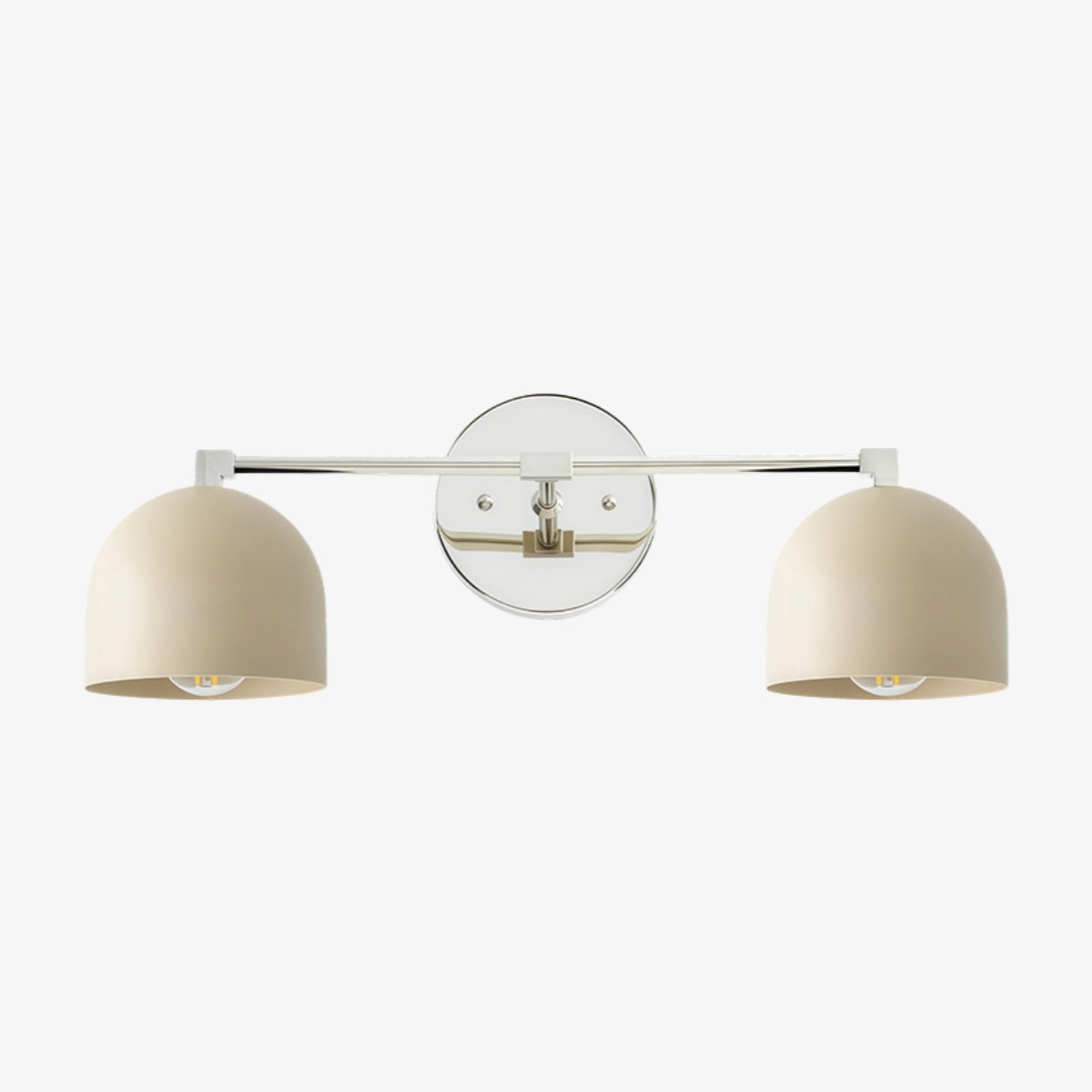 Metio Dome Mid-Century Diepe Bolvormige Kaptafellamp - Messing Wandlamp HL1774
