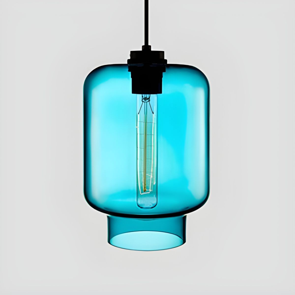 Hanglamp in de Crystalline-serie - Geblazen Glas Veelkleurige Glazen Hanglamp HL1056