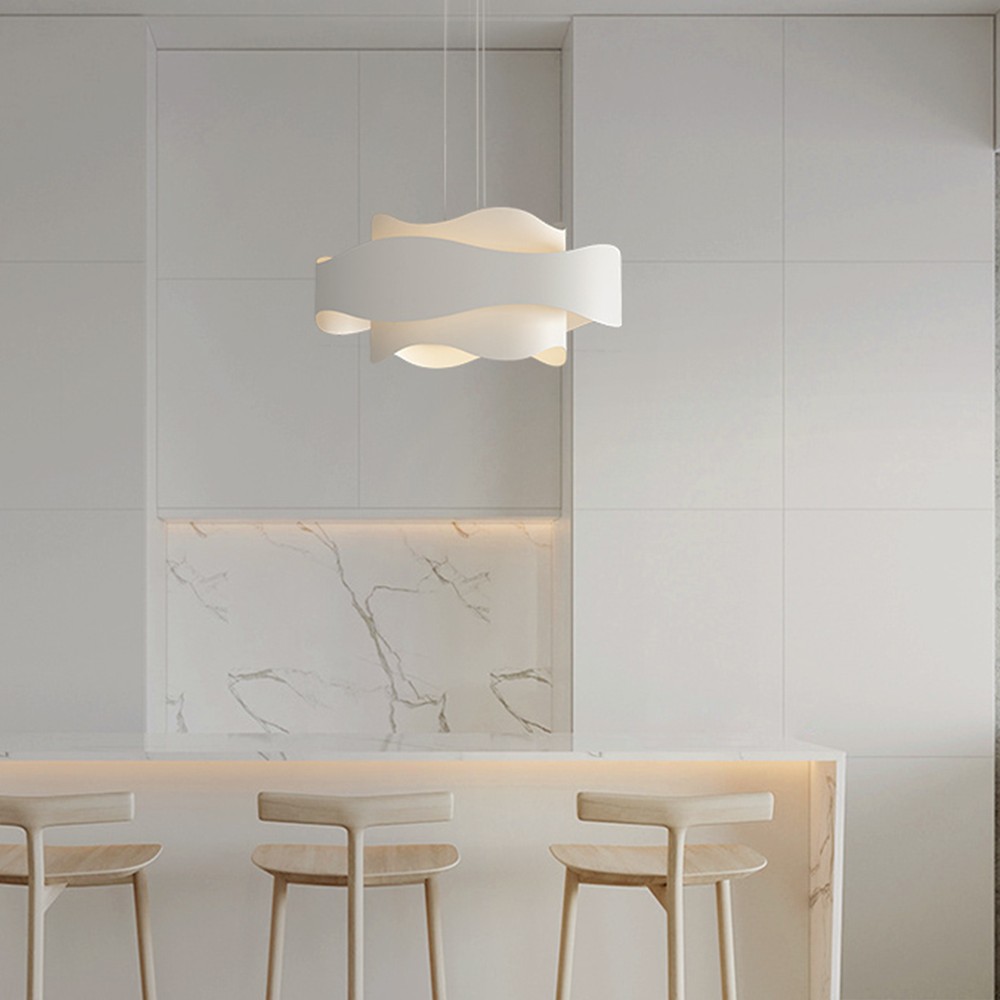 Crèmekleurige moderne minimalistische slaapkamer hanglamp HL474