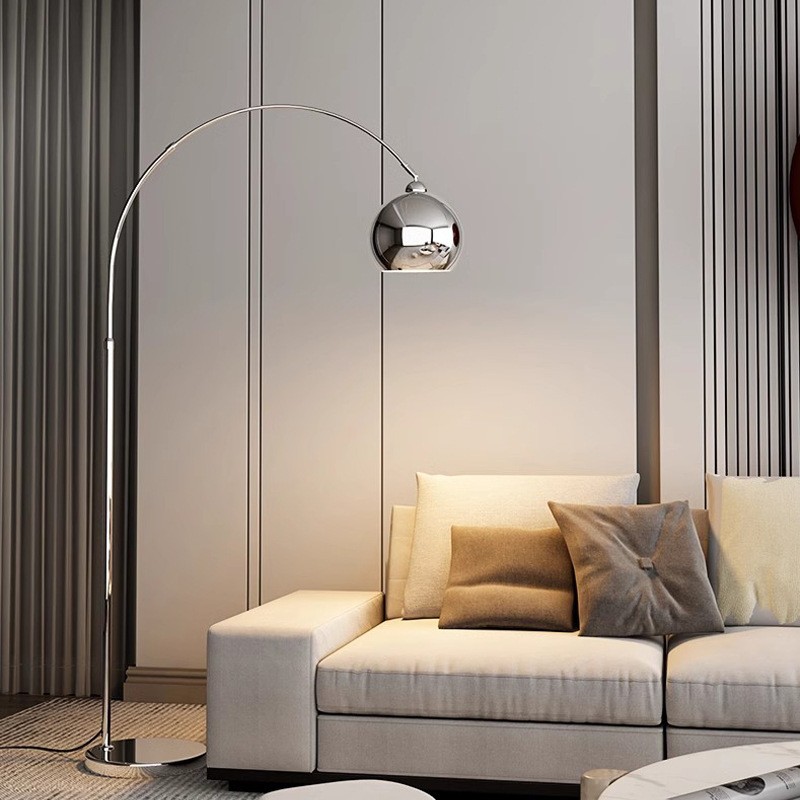 Nordic Art Deco Design Visserij Marmeren Voet Vloerlamp HL927