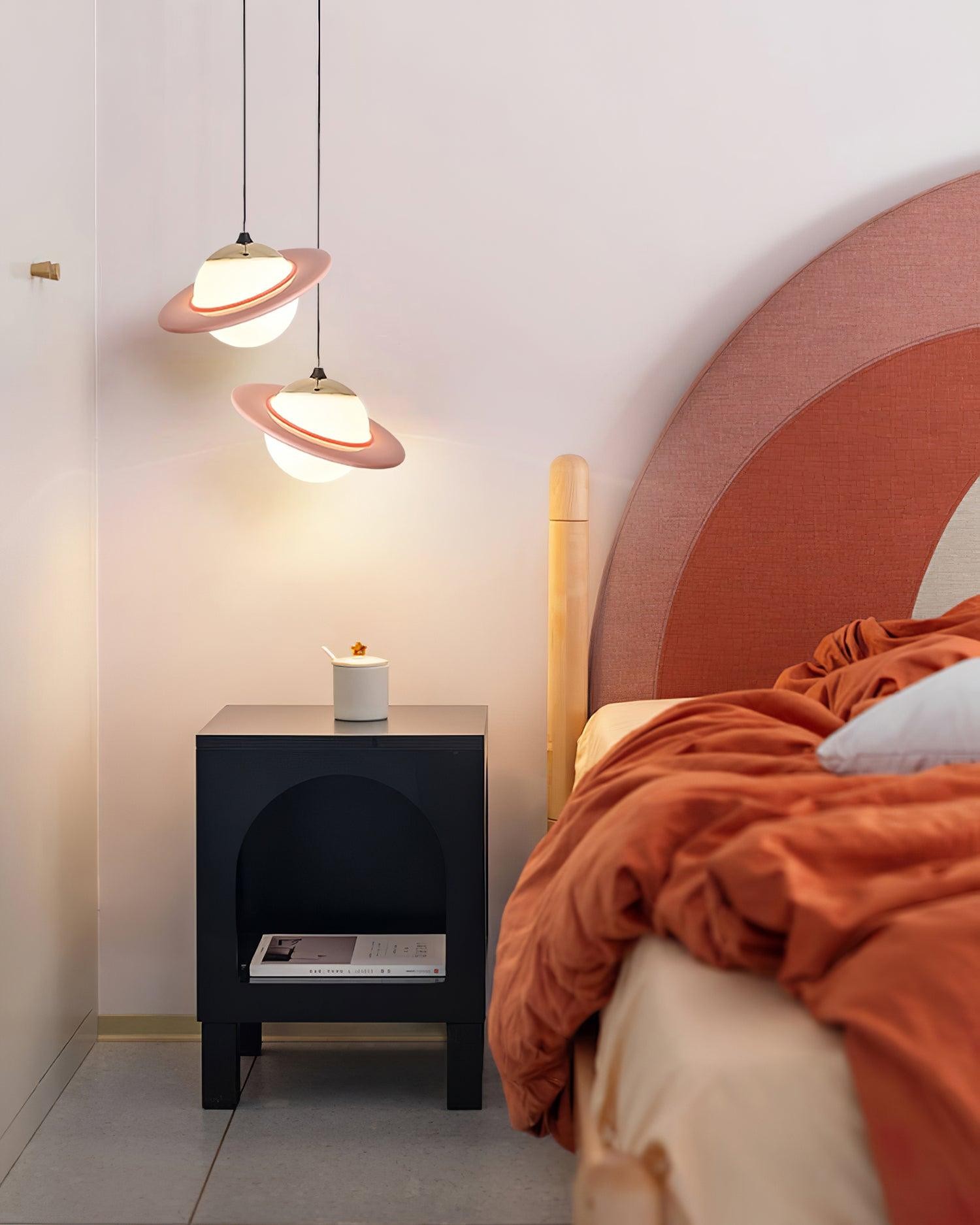 Romantische Saturnus Planeet Hanglamp voor Slaapkamer HL749